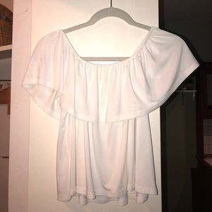 white off the shoulder top
